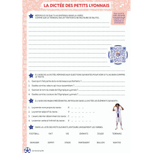 OL Holiday Workbook CM1 / CM2 - Olympique Lyonnais