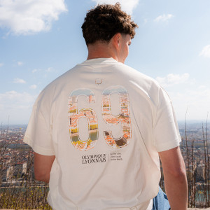 City Tone White Unisex T-Shirt - Olympique Lyonnais