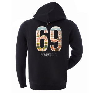 Sweat à capuche City Tone Noir Mixte