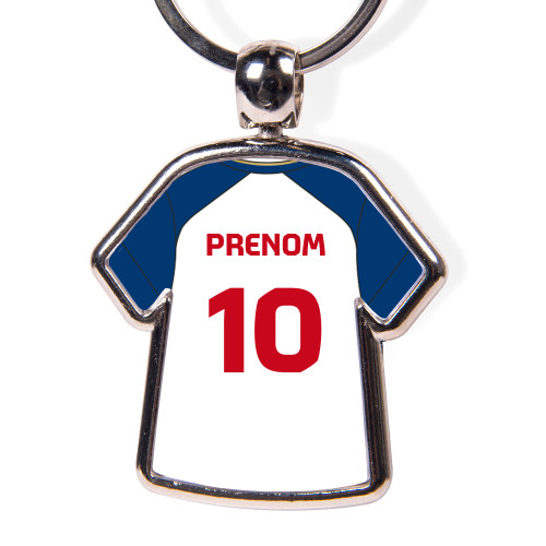 Porte-clés Maillot Personnalisable - Thème Domicile - Olympique Lyonnais